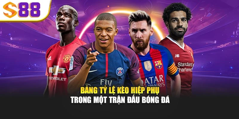 Bảng tỷ lệ kèo hiệp phụ trong một trận đấu bóng đá tại AE888